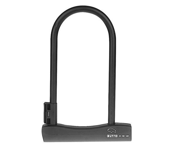 Abus U-Lock - Buffo 34 Standard - 9"12mm - 34/180HB230+USH - Black Black  
