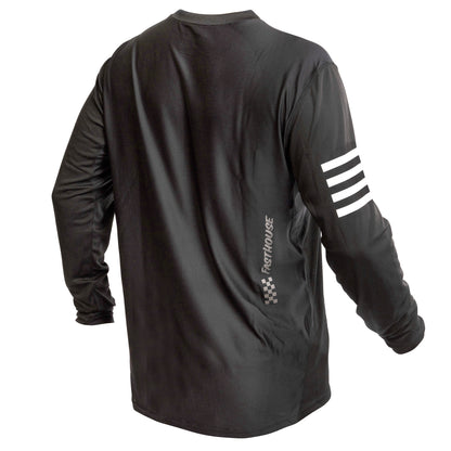 Fasthouse Alloy Rally Long Sleeve MTB Jersey - Youth - Black