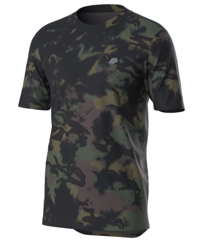 Troy Lee Designs Flowline Short Sleeve MTB Jersey - Covert - Army Green - 2022 Army Green Small 