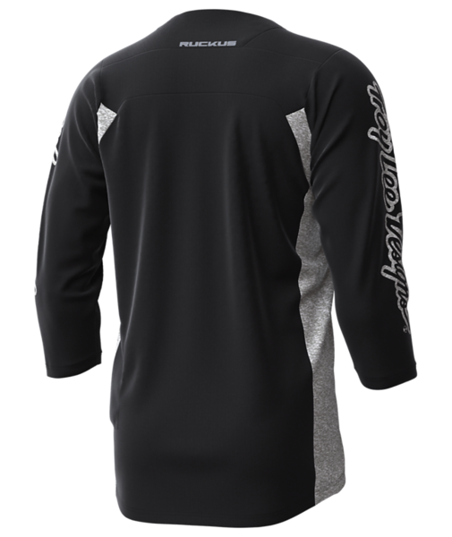 Troy Lee Designs Ruckus 3/4 Sleeve MTB Jersey - Bars - Black-Off White - 2023