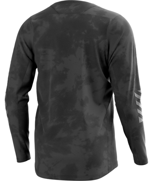 Troy Lee Designs Skyline Chill Long Sleeve MTB Jersey - Tie Dye Charcoal - 2023