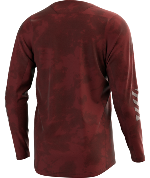 Troy Lee Designs Skyline Chill Long Sleeve MTB Jersey - Tie Dye Wine - 2023