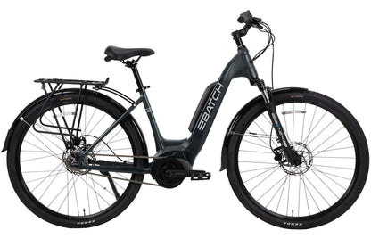Batch Bicycles 700c Step-Thru Plus E-Bike - Black Black Small/Medium 