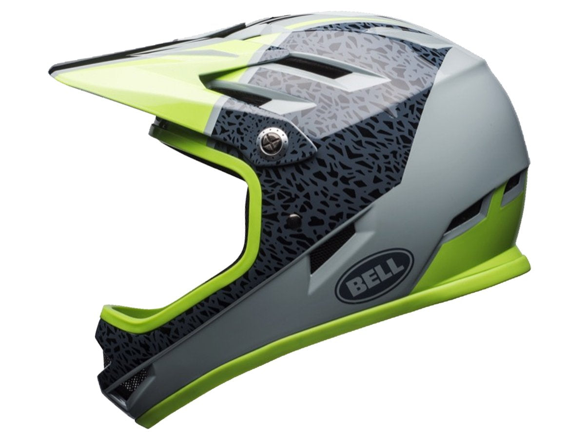 Bell Sanction Full Face Helmet - Gloss Smoke-Pear Reparation Gloss Smoke - Pear Reparation Small 