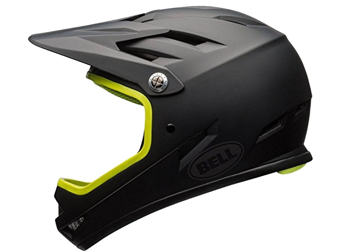 Bell Sanction Full Face Helmet - Matt Black-Retina Sear Matt Black - Retina Sear Small 