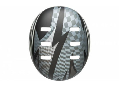 Bell Local BMX Helmet - Psycho Matt Black-Gray