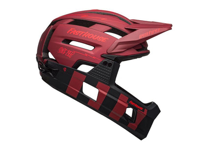 Bell Super Air R MIPS Full Face Helmet - Matt Red-Black - 2021 Matt Red - Black Small 