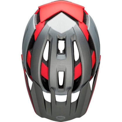 Bell Super Air R Spherical Full Face Helmet - Matt Gray-Red