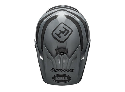 Bell Full 9 Full Face Helmet - Fasthouse Matt Gray-Black - 2020