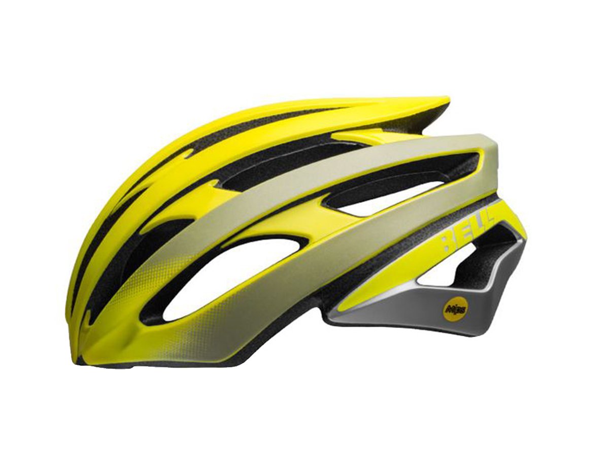 Bell Stratus Ghost MIPS Road Helmet - Matt Gloss Hi Viz
