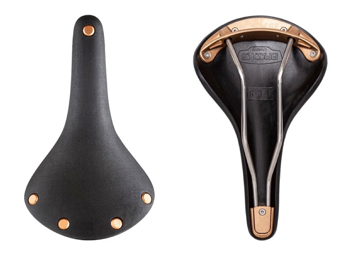 Brooks Cambium Saddle C17 - Special Black - Copper Rivets