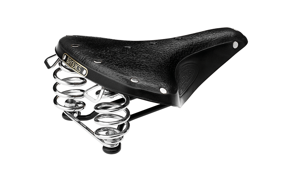 Brooks England B67 Short Saddle - Black Black  