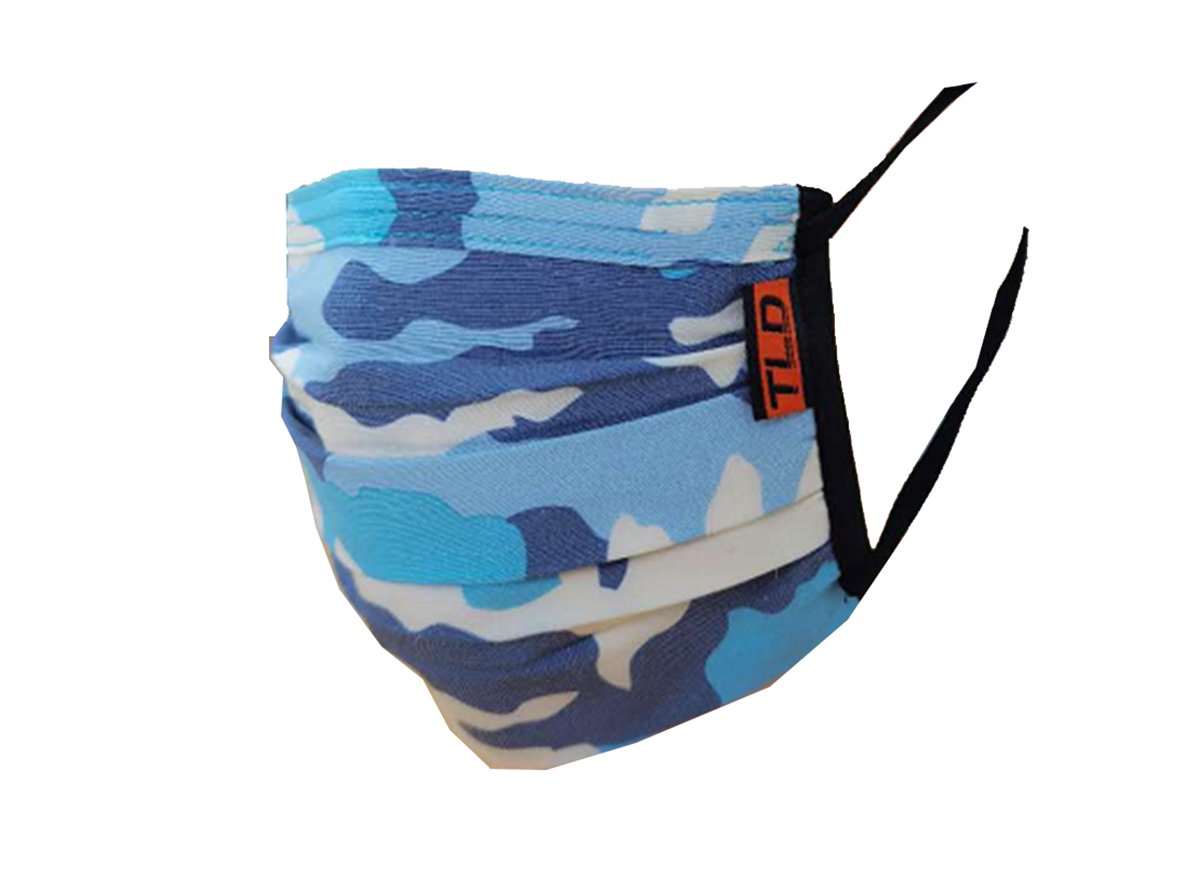 Troy Lee Designs Face Mask - Camo Blue Camo Blue One Size 