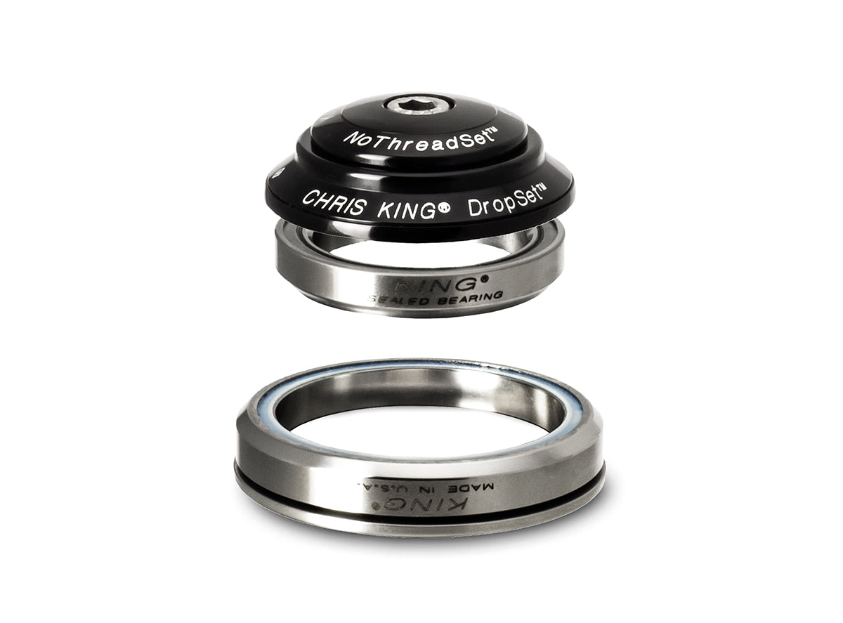 Chris King DropSet 3 Integrated Headset - Black Black 1.1/8" - 1.5" Tapered 