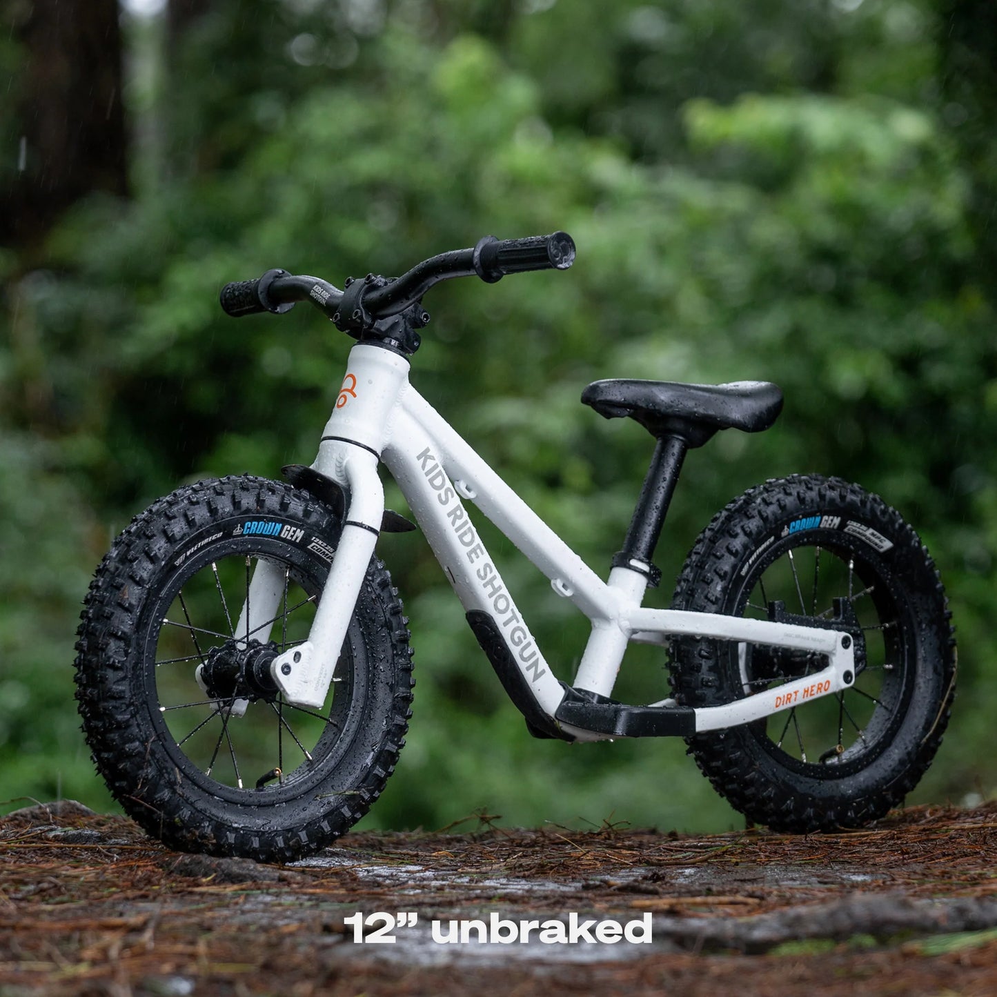 Shotgun Dirt Hero 12" Push Bike - White