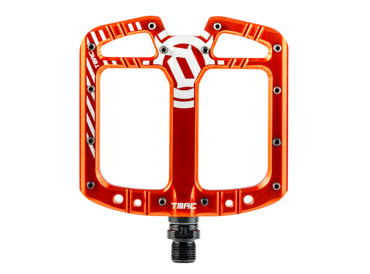 Deity Components TMAC Platform Pedals - Orange Orange  