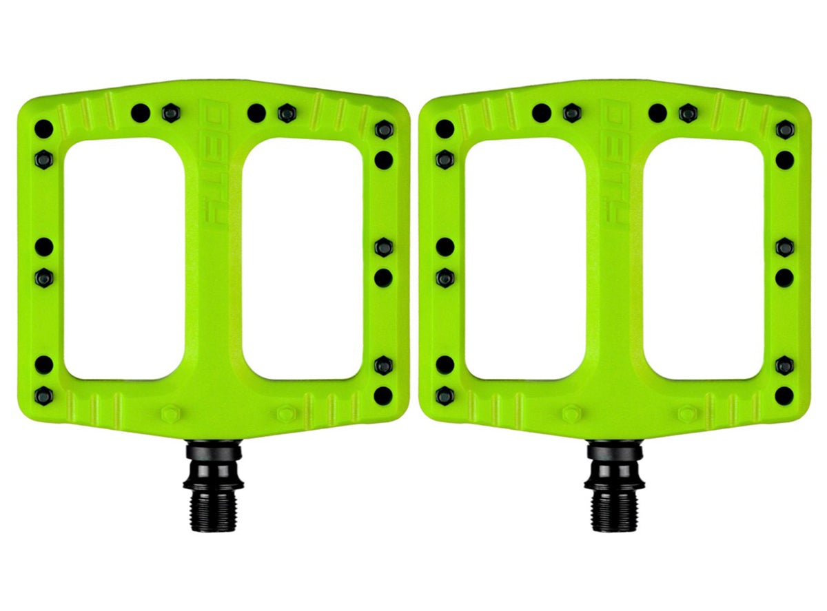Deity Components Deftrap Platform Pedals - Green Green  