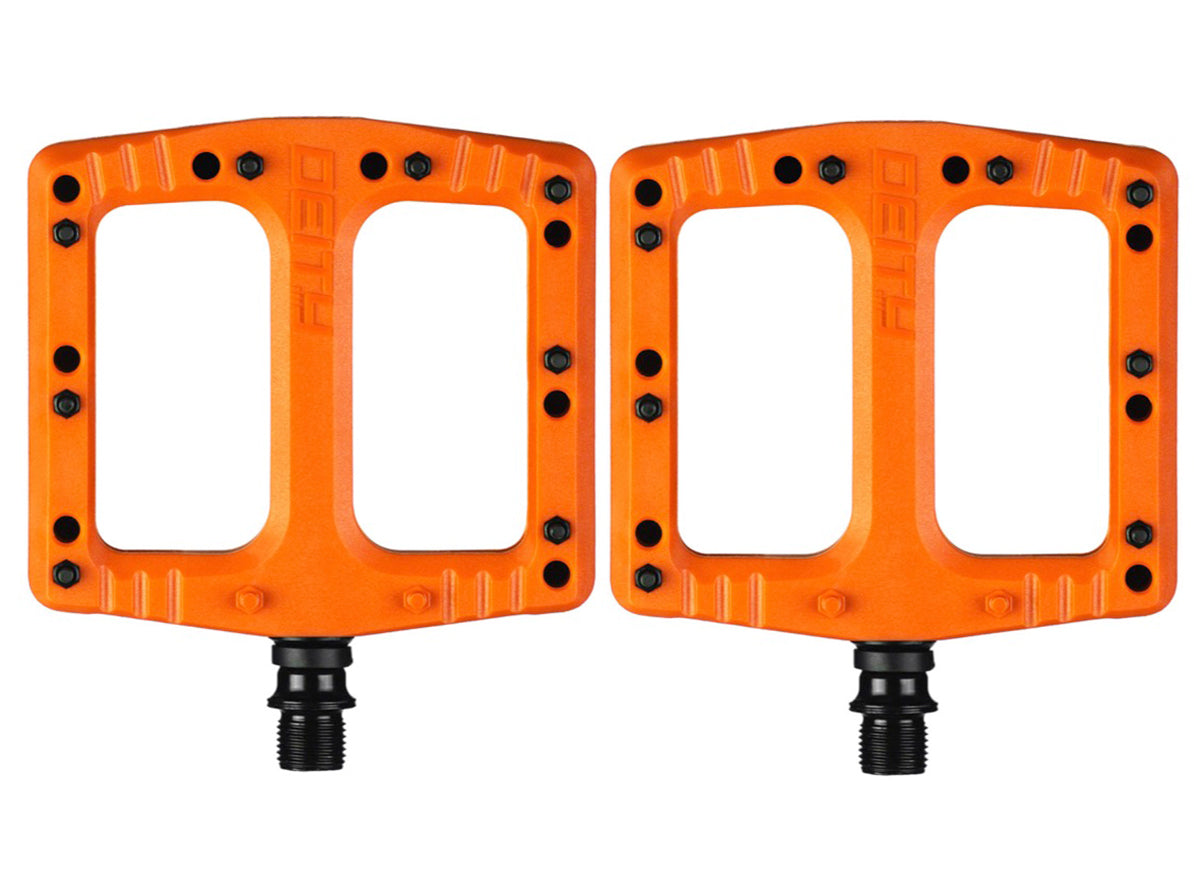 Deity Components Deftrap Platform Pedals - Orange Orange  