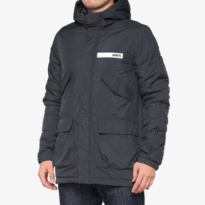 100% Tyro Jacket - Charcoal - 2022 Charcoal Small 