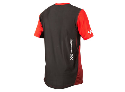 Fasthouse Alloy Slade Short Sleeve MTB Jersey - Youth - Red-Black
