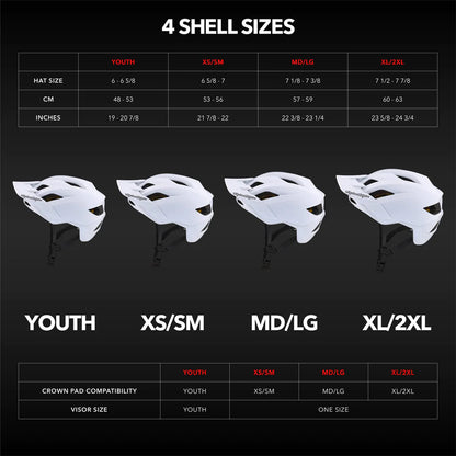 Troy Lee Designs Flowline MTB Helmet with MIPS - Orbit - Youth - Forest Green - 2023