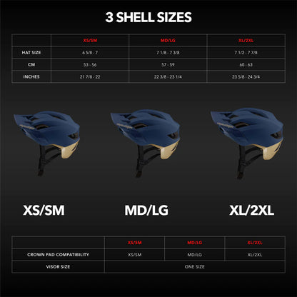 Troy Lee Designs Flowline SE MTB Helmet with MIPS - Radian - Navy-Titanium