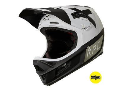 Fox Racing Rampage Pro Carbon Preest Helmet - White-Black White - Black Small 