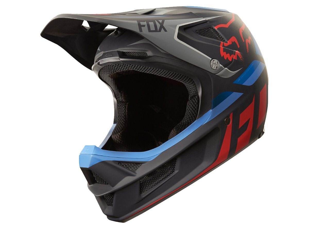 Fox Racing Rampage Pro Carbon Full Face Helmet - Seca - Black-Gray-Red Black - Gray - Red Small 