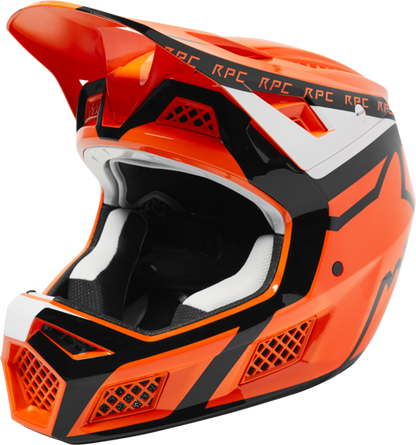 Fox Racing Rampage Pro Carbon MIPS Divide Full Face Helmet - Flo Orange - 2022 Flo Orange Small 