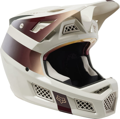 Fox Racing Rampage Pro Carbon MIPS Full Face Helmet - Glnt - Vintage White - 2022 Vintage White Small 