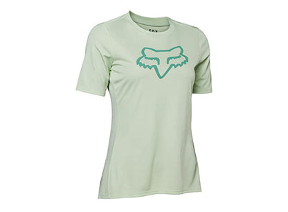 Fox Racing Ranger Foxhead Short Sleeve MTB Jersey - Womens - Acid Green - 2022 Acid Green X-Small 