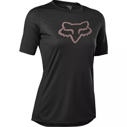 Fox Racing Ranger Foxhead Short Sleeve MTB Jersey - Womens - Black - 2022 Black X-Small 