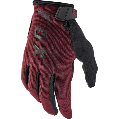 Fox Racing Ranger Gel MTB Glove - Dark Maroon - 2022 Dark Maroon Small 