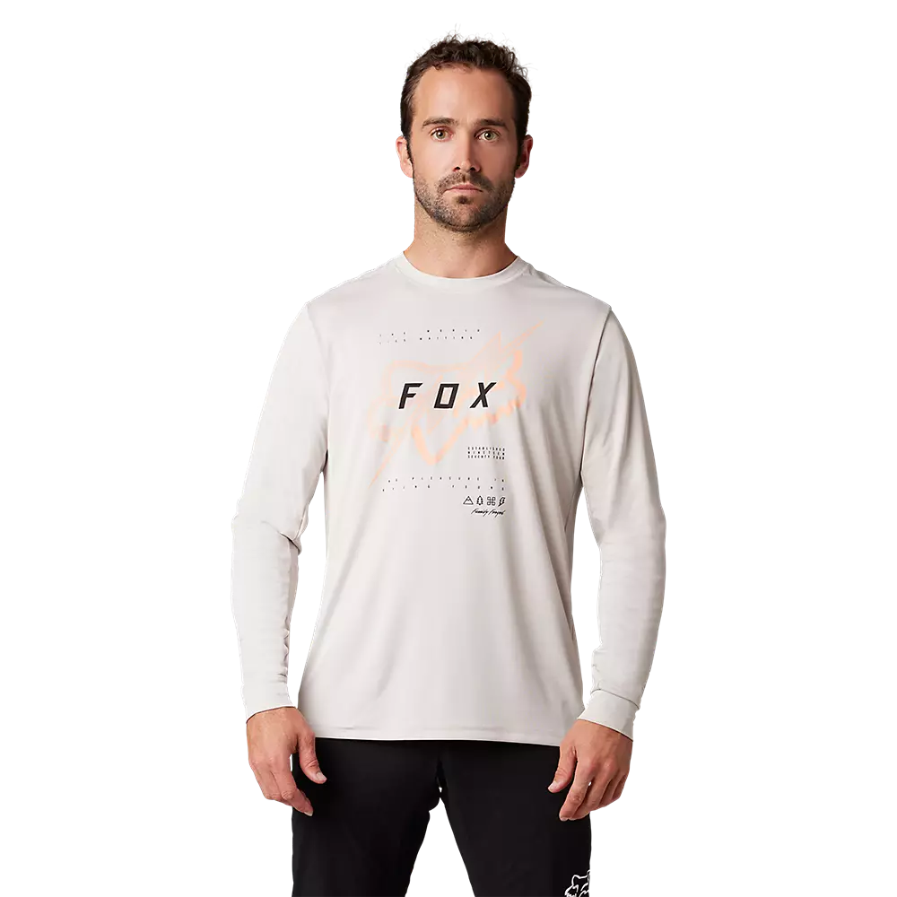 Fox Racing Ranger Long Sleeve MTB Jersey - Jectr - Vintage White