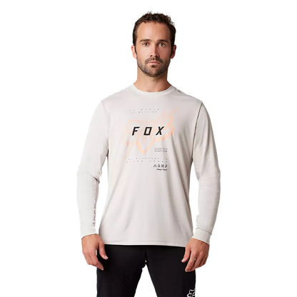 Fox Racing Ranger Long Sleeve MTB Jersey - Jectr - Vintage White