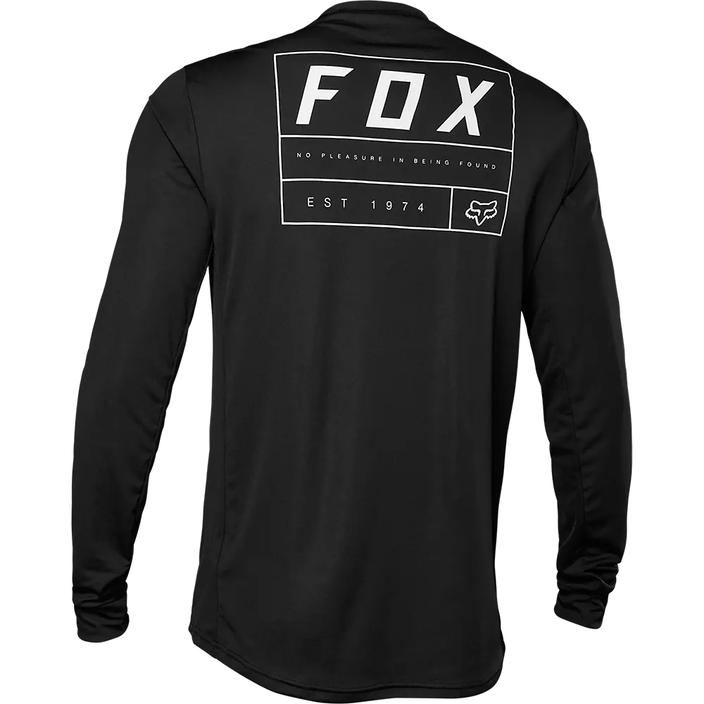 Fox Racing Ranger Long Sleeve MTB Jersey - Swath - Black