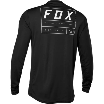 Fox Racing Ranger Long Sleeve MTB Jersey - Swath - Black