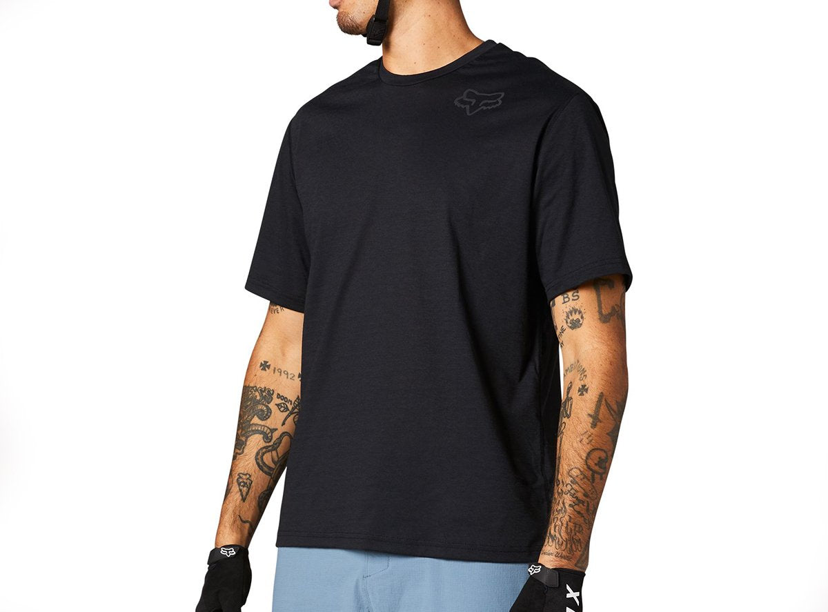 Fox Racing Ranger Power Dry Short Sleeve MTB Jersey - Black - 2021 Black Small 