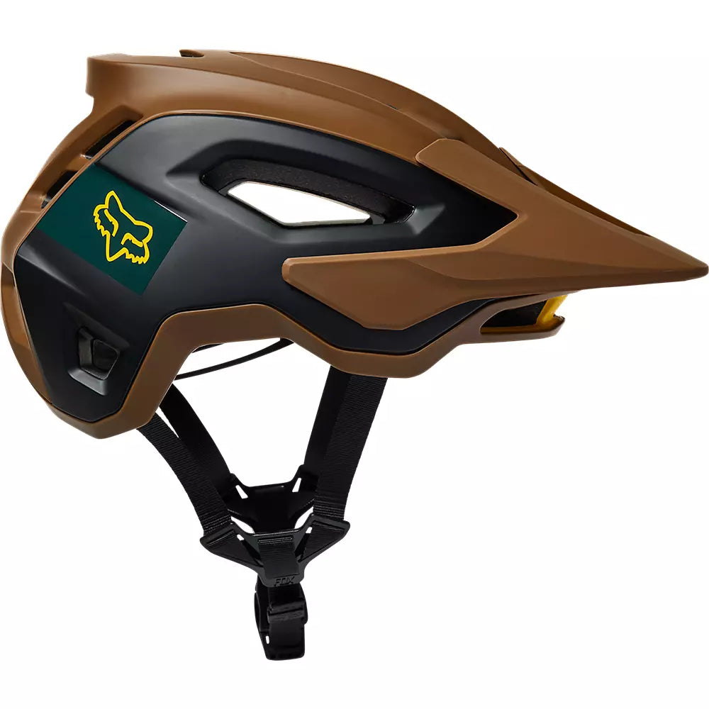 Fox Racing Speedframe Pro MTB Helmet - Blocked - Nutmeg