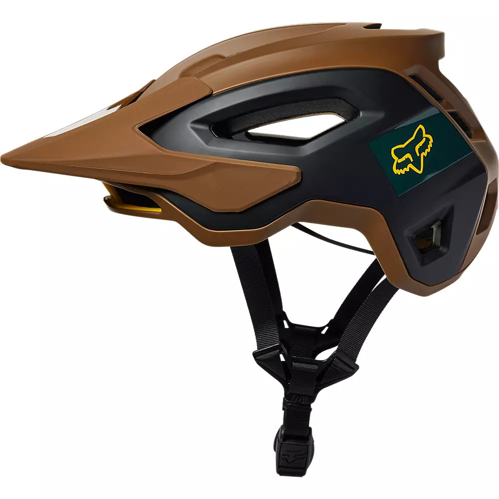 Fox Racing Speedframe Pro MTB Helmet - Blocked - Nutmeg