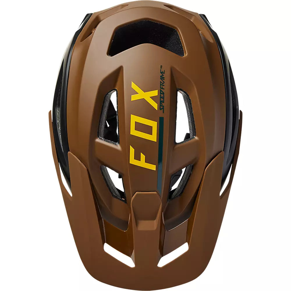 Fox Racing Speedframe Pro MTB Helmet - Blocked - Nutmeg