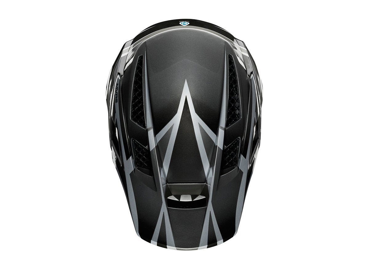 Fox Racing Rampage Pro Carbon Full Face Helmet - Weld - Metallic Silver - 2019