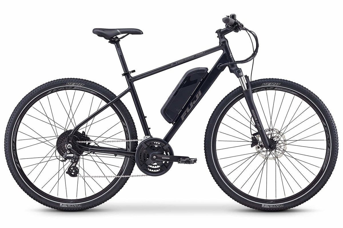 Fuji E-Traverse 2.1 USA Electric Bike - Satin Black Satin Black 58cm (23") - Large 