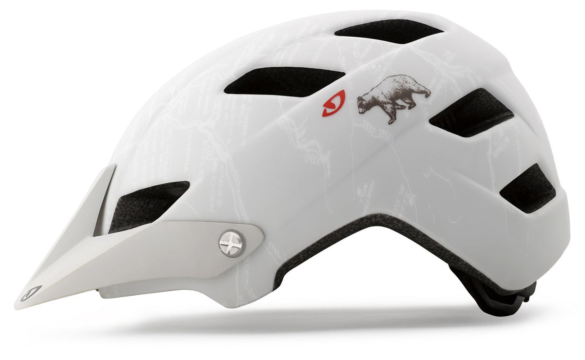 Giro Feature XC Helmet - Matt White CA Bear Matt White CA Bear Small CPSC