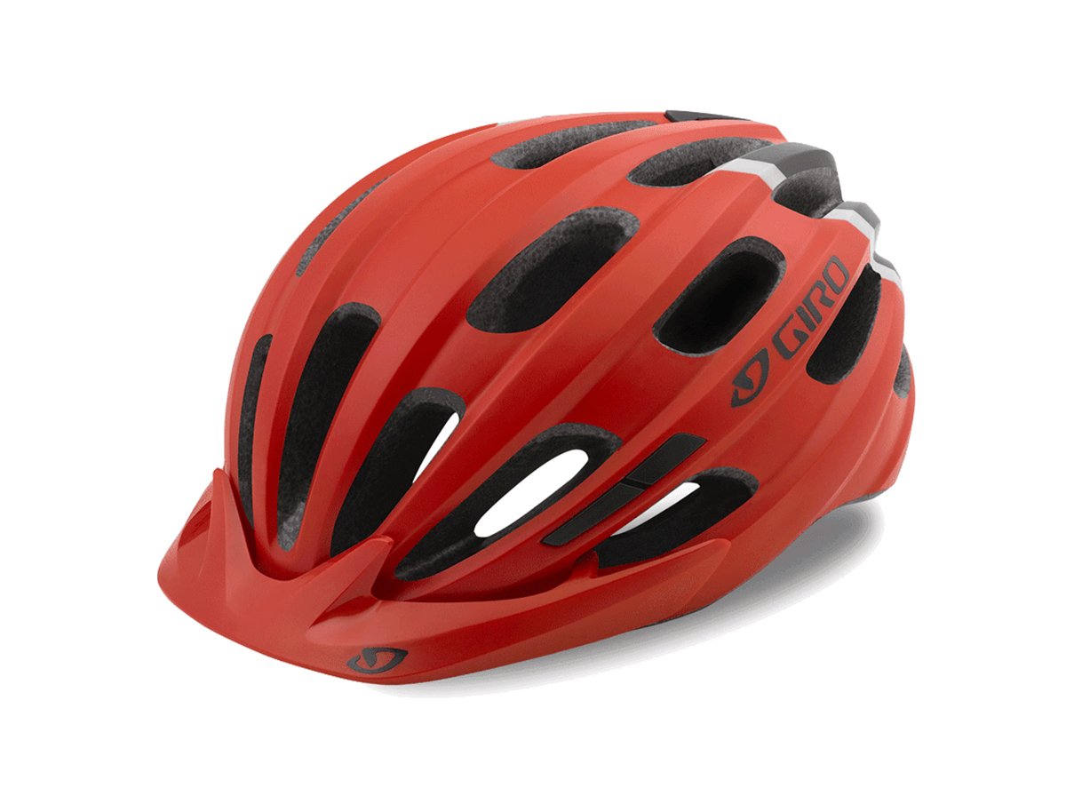 Giro Hale MTB Helmet - Youth - Matt Bright Red Matt Bright Red One Size 