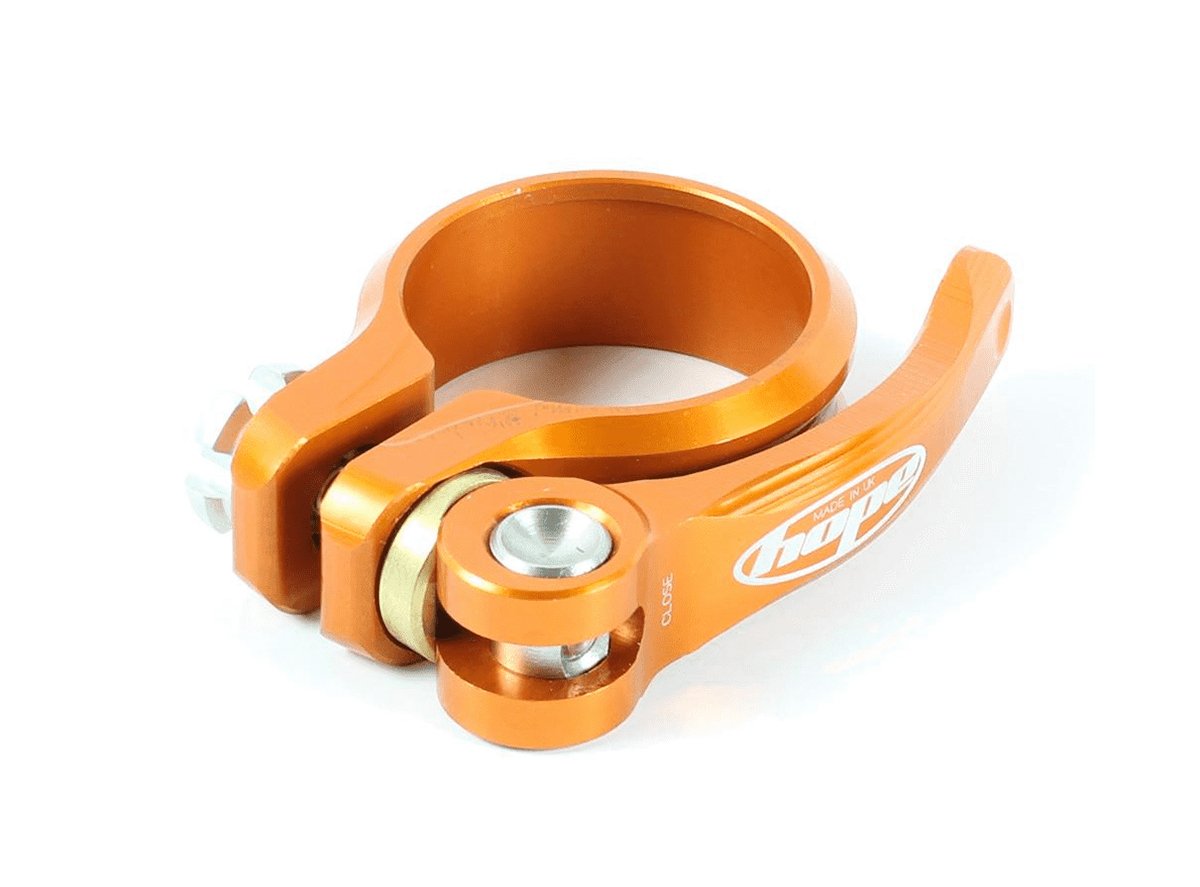 Hope QR Seatpost Collar - Orange Orange 28.6mm 