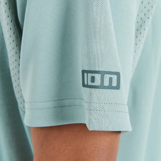 ION Scrub Amp Short Sleeve MTB Jersey - Tidal Green - 2022