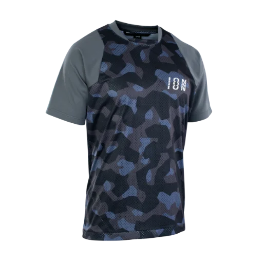 ION Scrub Short Sleeve MTB Jersey - Gray - 2022 898 Gray Small 