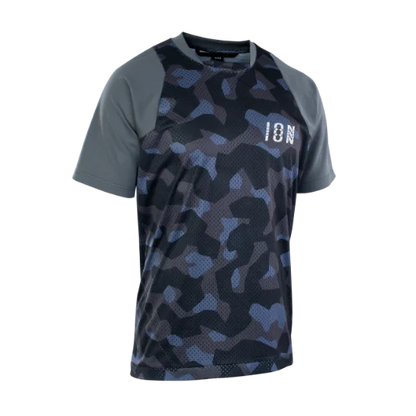 ION Scrub Short Sleeve MTB Jersey - Gray - 2022 898 Gray Small 