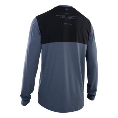 ION Seek Amp Long Sleeve MTB Jersey - Storm Blue